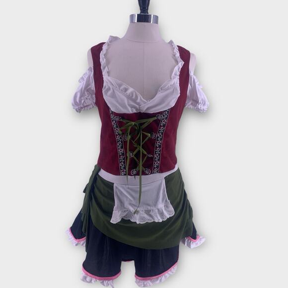 California Costumes Bavarian Bar Maid Wench Halloween Oktoberfest Large - Picture 1 of 9